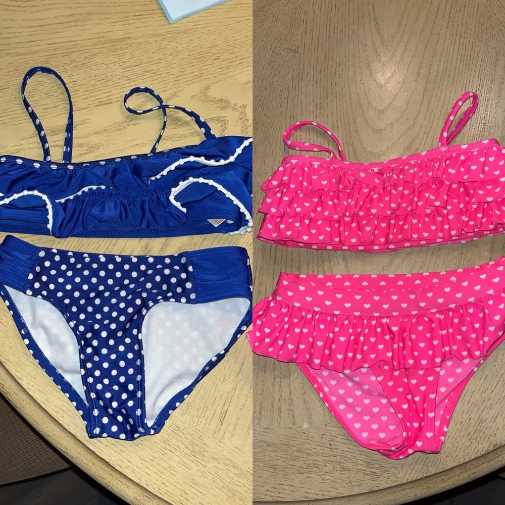 Two Girls Bikinis Size 4